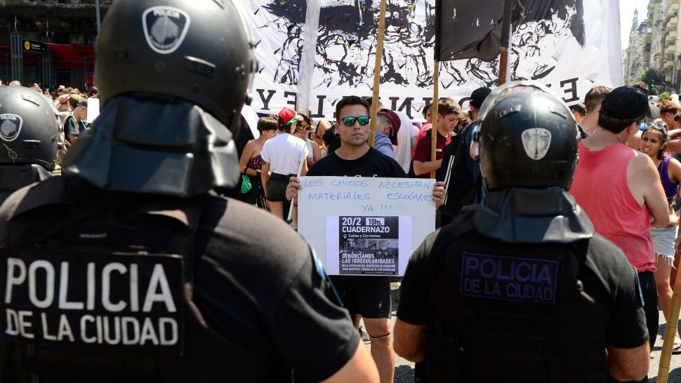 Repudian desde Trenque Lauquen la represión a periodistas gráficos
