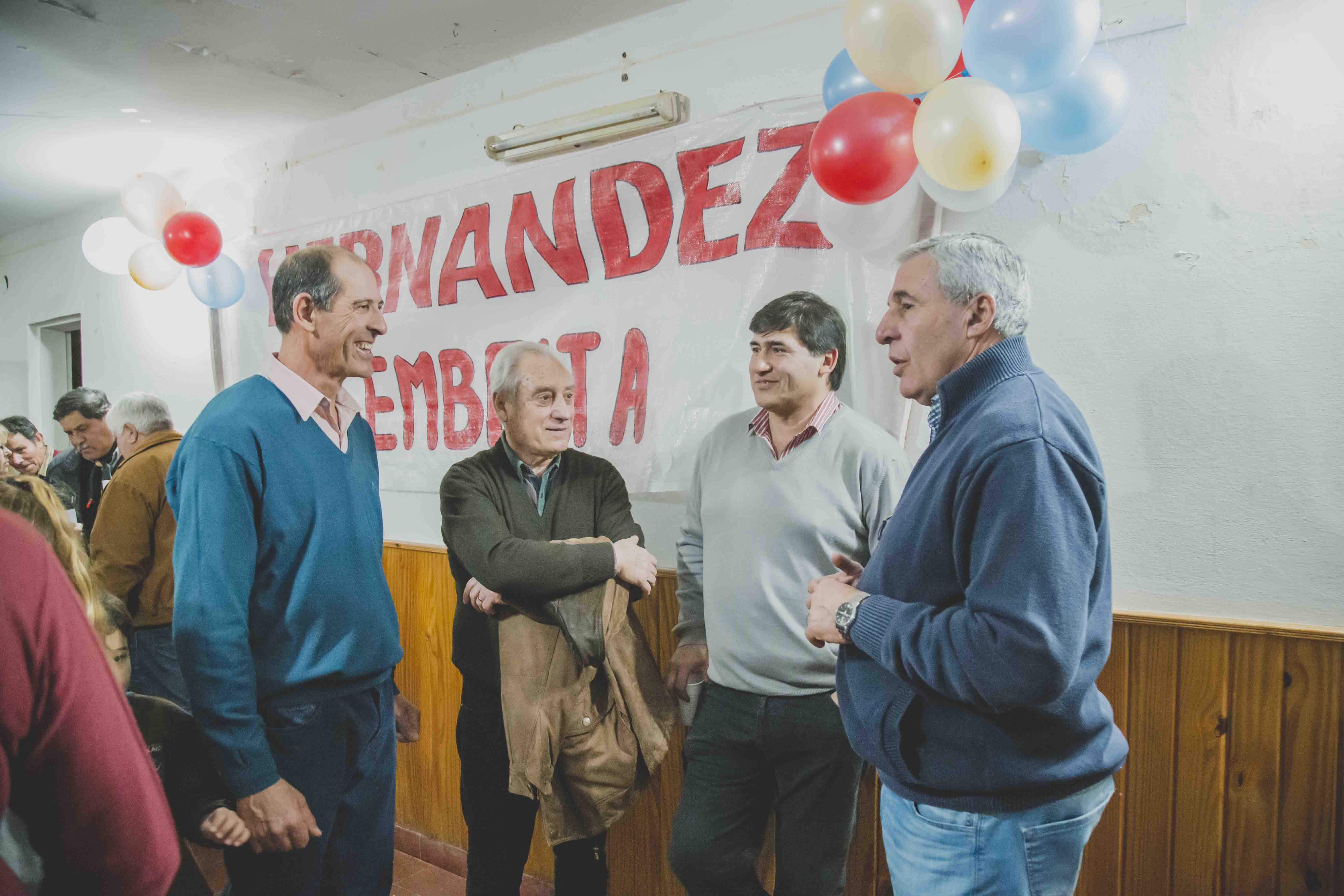 Hernández presentó su lista en Quenumá