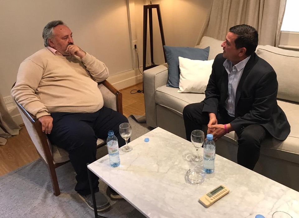 Pacheco se reunió con el Vicegobernador y realizó gestiones en La Plata
