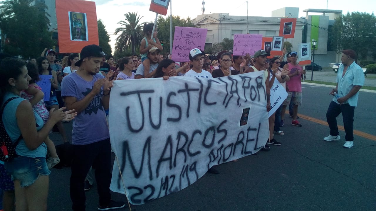 Marcha y pedido de justicia por el asesinato de Marcos Morel