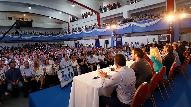 El intendente de Salliqueló, en el lanzamiento de un programa sobre Pymes