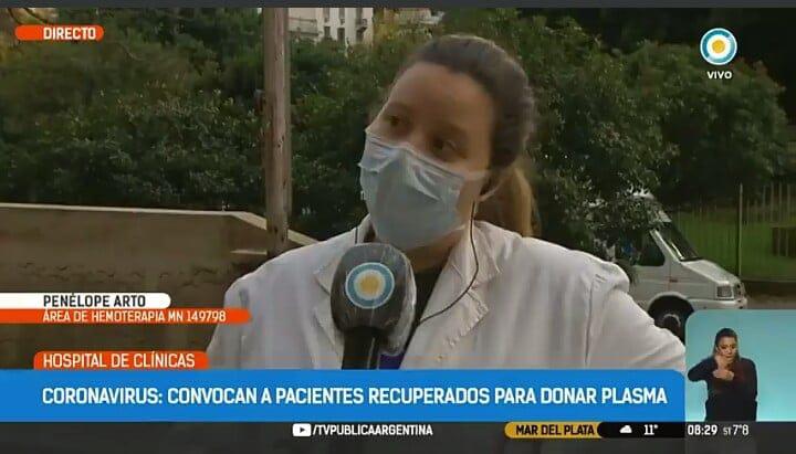 Una doctora de Trenque Lauquen habló sobre Covid 19 en la TV Pública