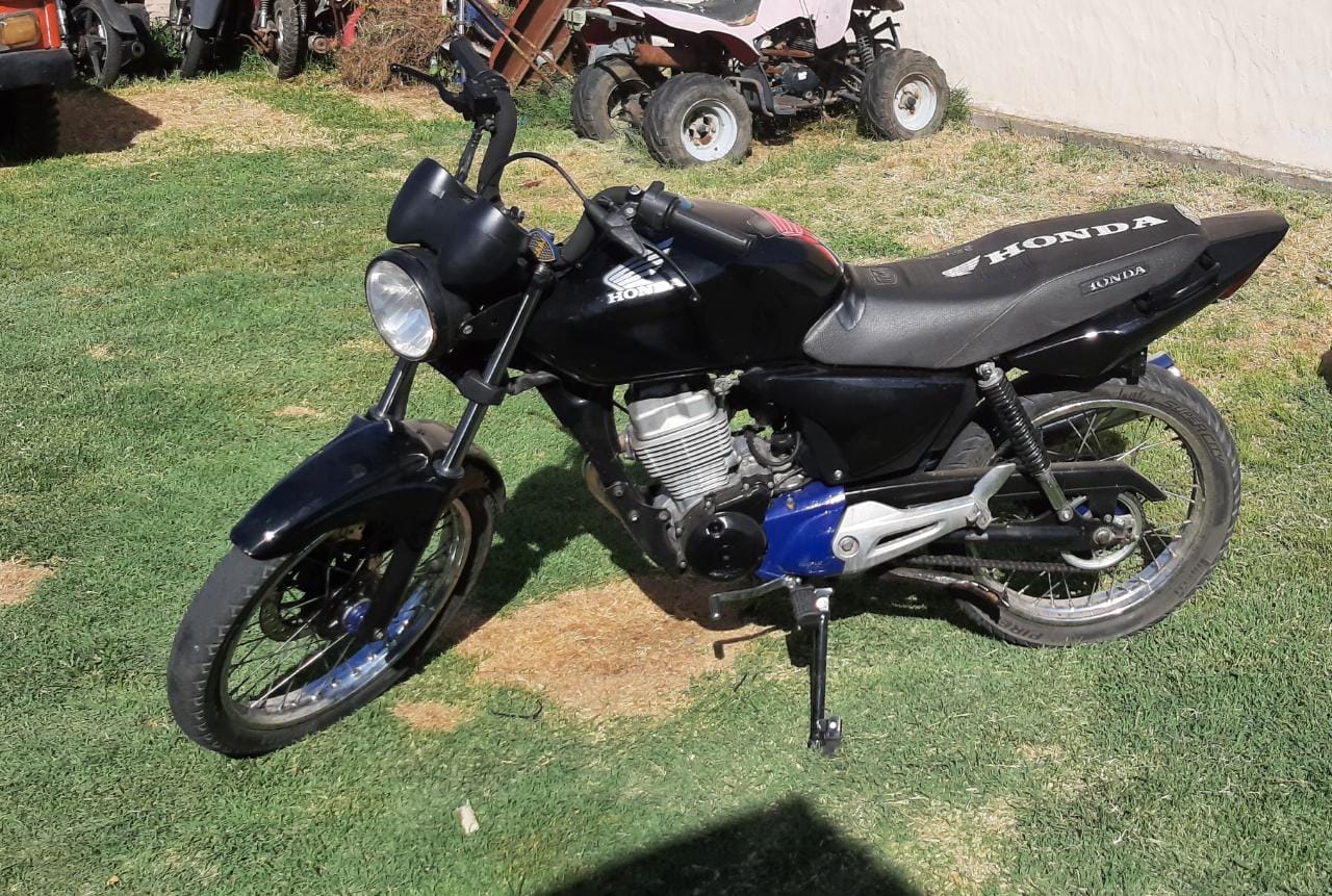 Se robaron una moto en el acceso García Salinas y piden colaboración para encontrarla