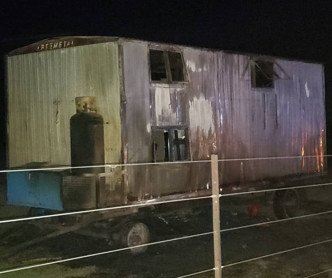 Se incendió una casilla rural en Lértora: pérdidas totales
