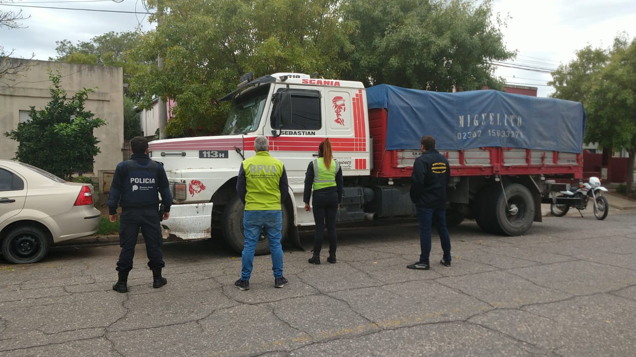 Secuestraron un camión en la ciudad por una denuncia que tenía en Córdoba