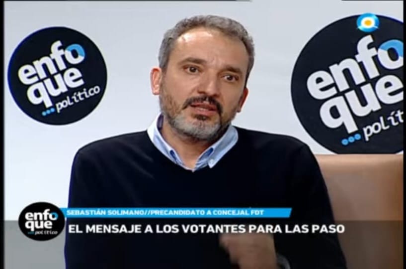 Sebastián Solimano: “Somos la única lista que presentó proyectos nos hubiera gustado más debate”