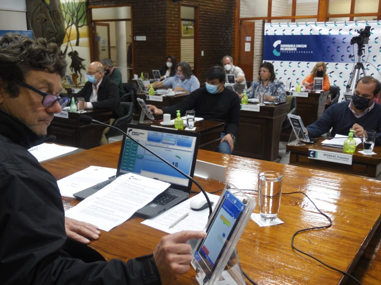 Concejales trataron el ingreso de agua al distrito en una reunión del Comité de Cuenca