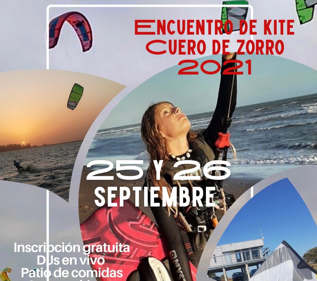 Organizan un encuentro de Kitsurf en Cuero de Zorro