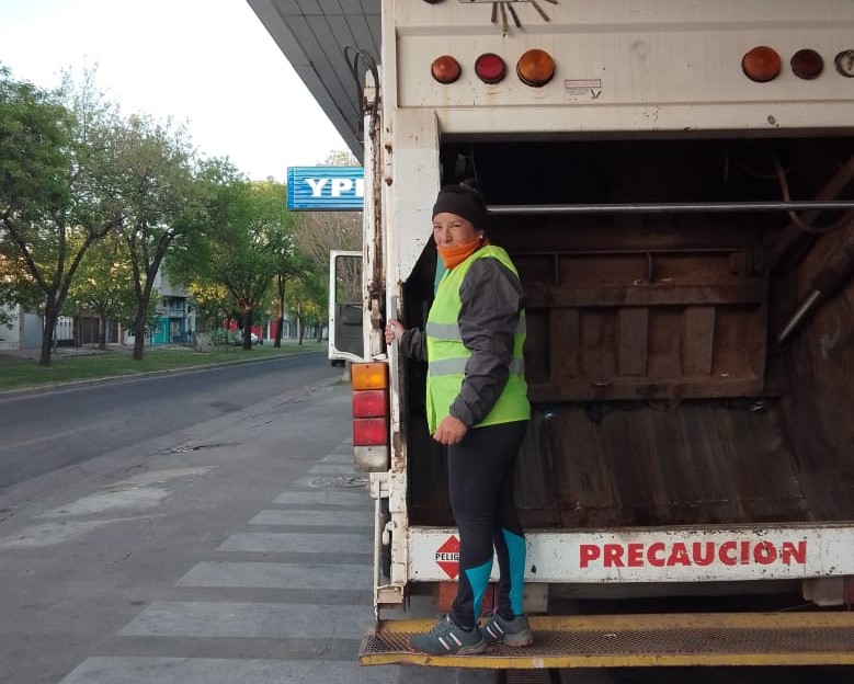 Victoria Ramos, la primera recolectora de residuos de Trenque Lauquen