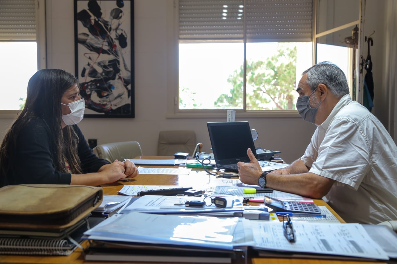 Badino y Fernández se reunieron para avanzar en programas de gobierno de Nación y Municipio