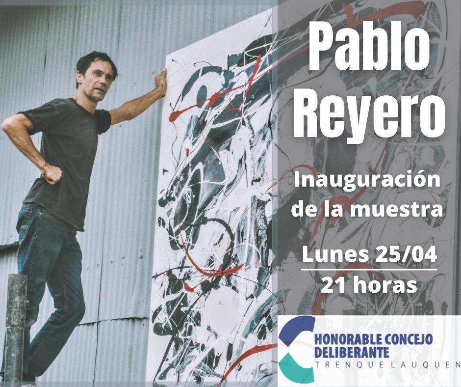 Pablo Reyero presenta parte de su obra en el Concejo Deliberante