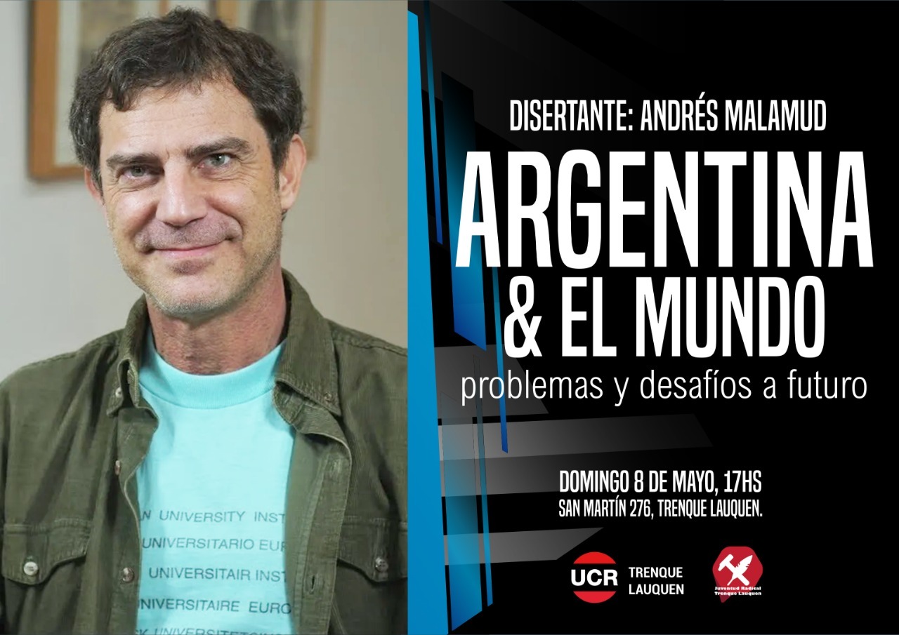 El prestigioso politólogo Andrés Malamud disertará en el Comité de la UCR