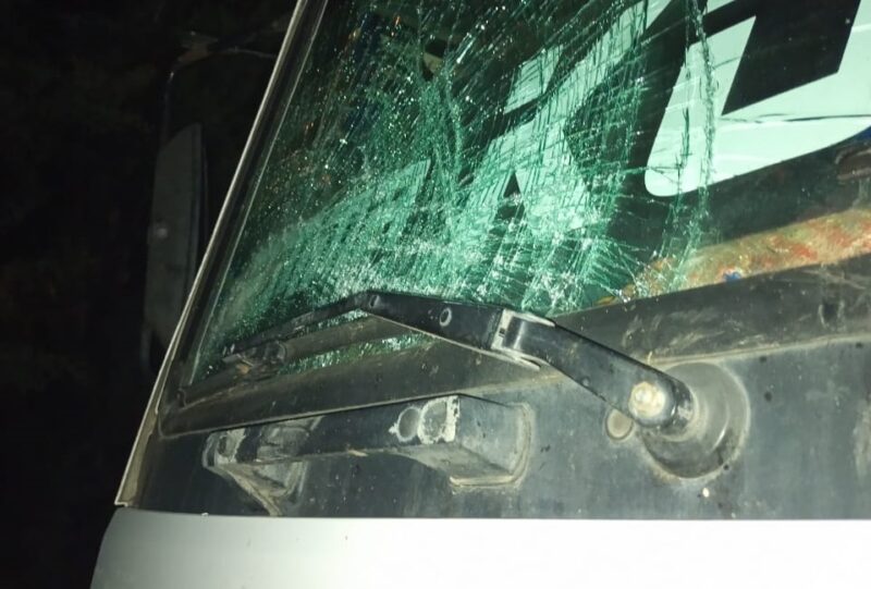 Atacaron a otro camión cerca de Coronel Dorrego: no se registraron heridos