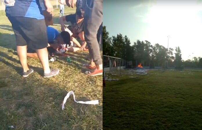 Graves incidentes en el futbol pehuajense terminaron con varios heridos