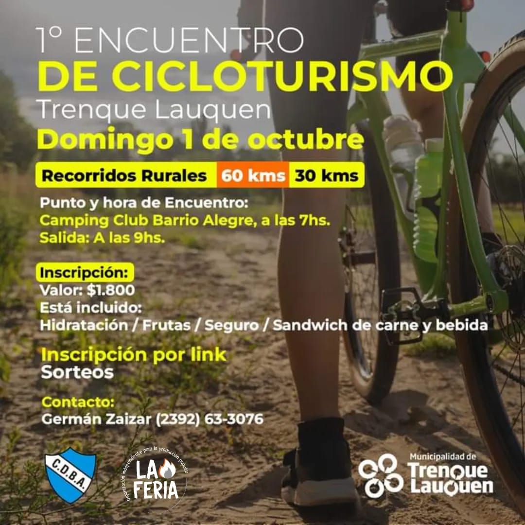 Primer encuentro de cicloturismo