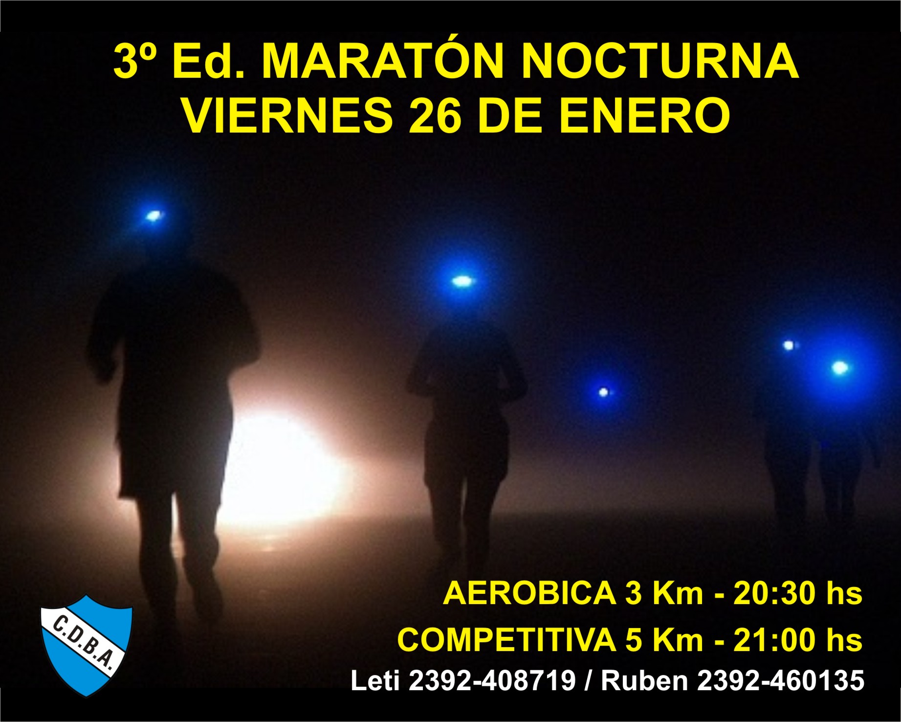 Tercera Edición Maratón Nocturna en Barrio