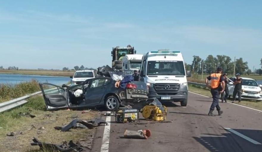 Dieron a conocer las identidades de las personas accidentadas esta tarde en la ruta 5