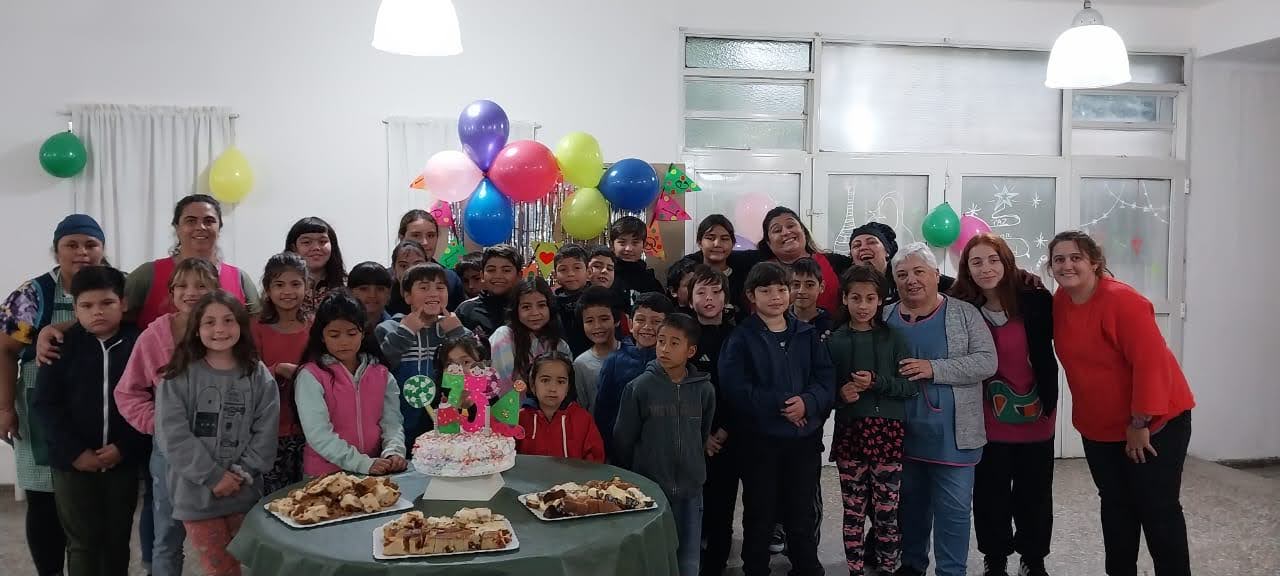 Festejo en Casa del Niño por su 73º aniversario: juegos, dibujos, la torta de cumpleaños y los mejores deseos para la institución