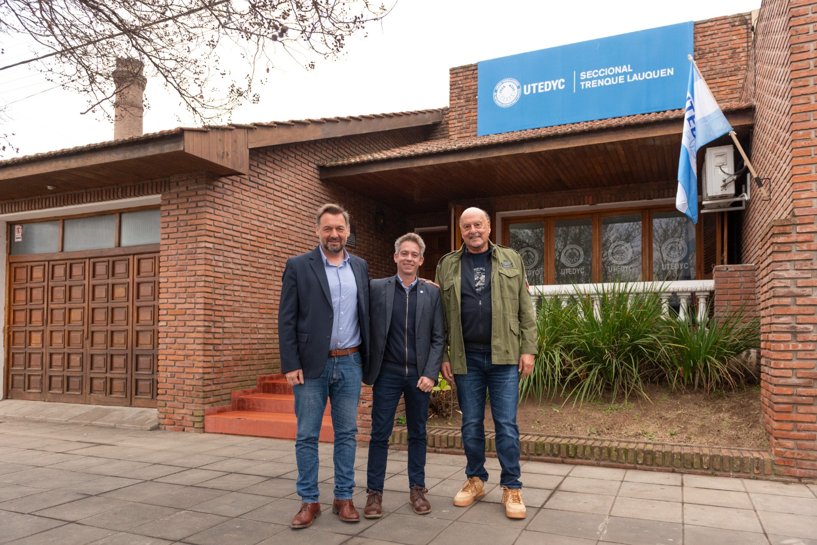 El Secretario General Nacional del gremio Utedyc visitó Trenque Lauquen