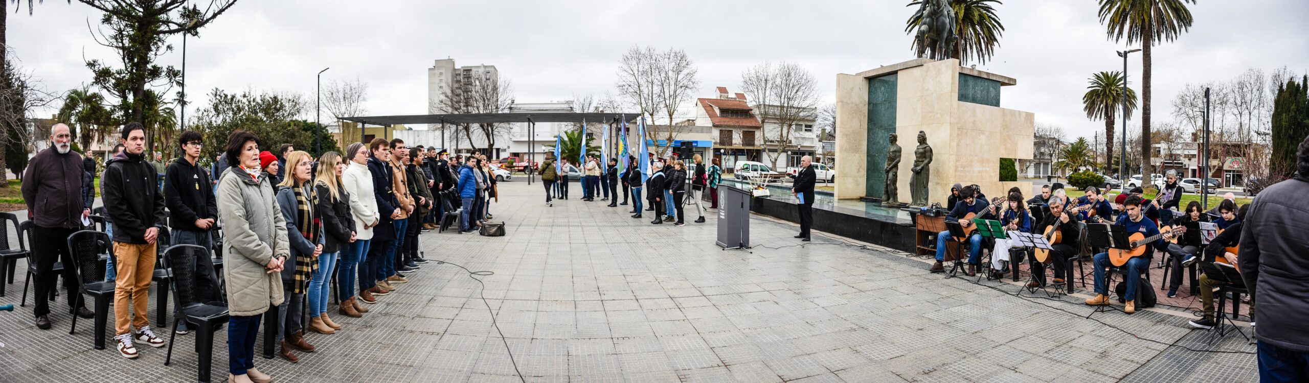 Acto homenaje al General San Martín en Trenque Lauquen