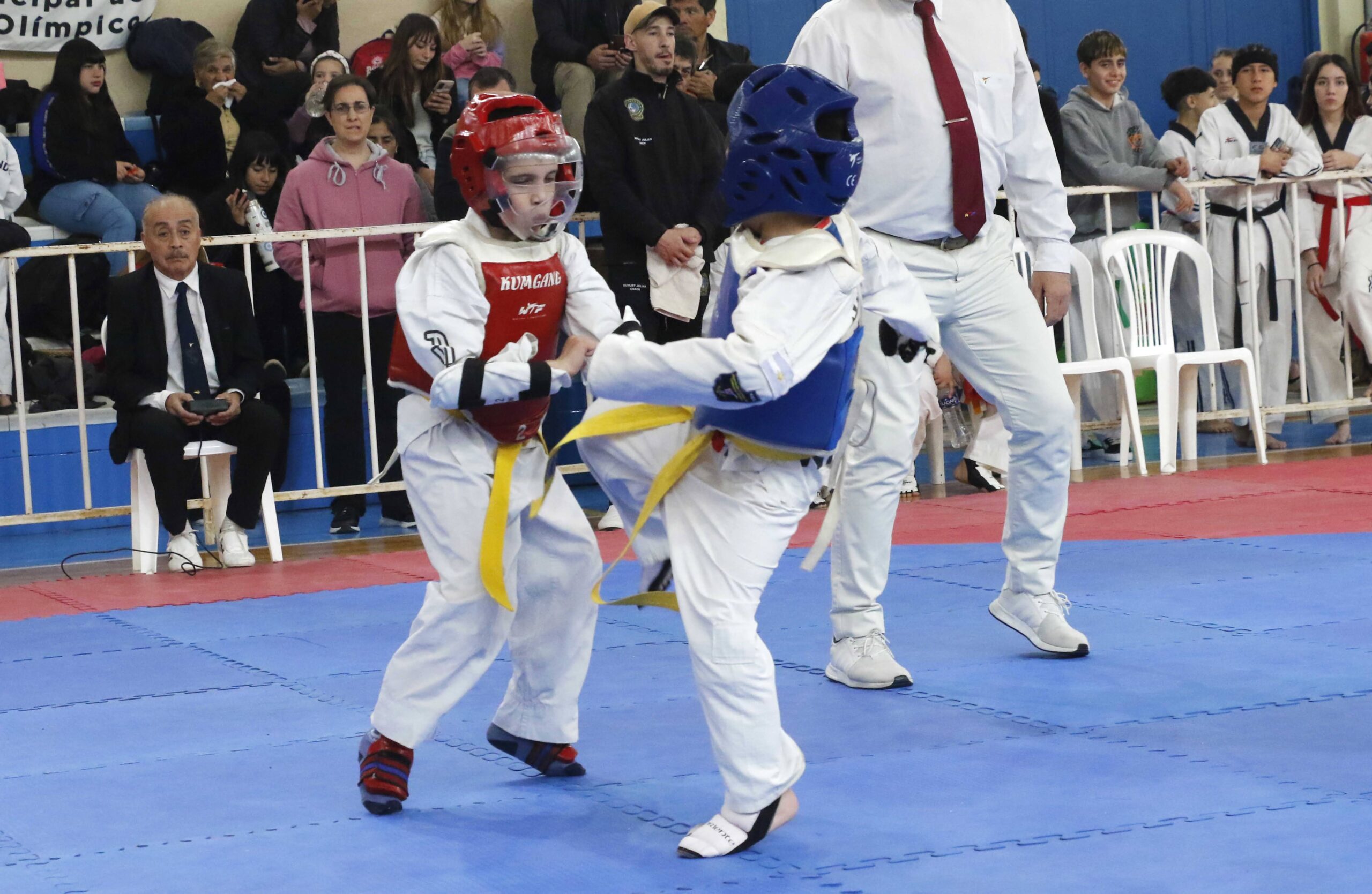 Torneo de taekwondo en el Polideportivo municipal con la participación de unos 240 competidores