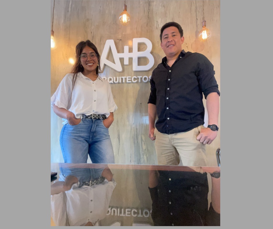 Arquitectos, padres, pareja, familia: la historia de A+B